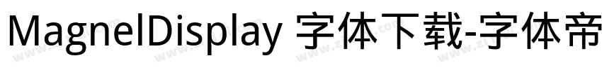 MagnelDisplay 字体下载字体转换